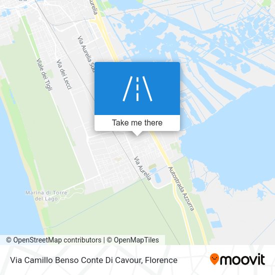 Via Camillo Benso Conte Di Cavour map