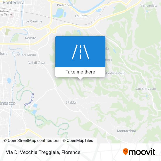 Via Di Vecchia Treggiaia map