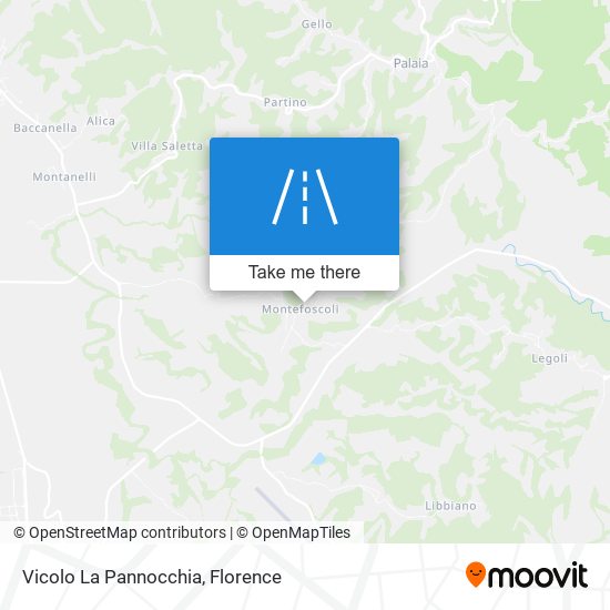 Vicolo La Pannocchia map