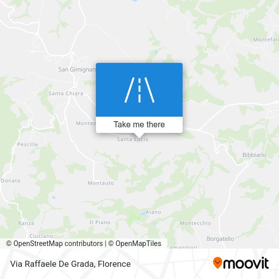 Via Raffaele De Grada map