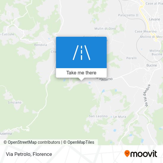 Via Petrolo map