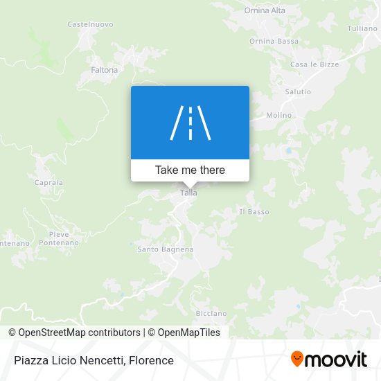 Piazza Licio Nencetti map