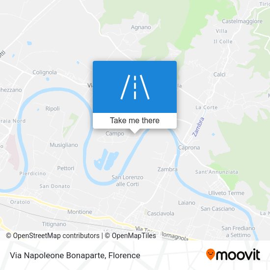 Via Napoleone Bonaparte map