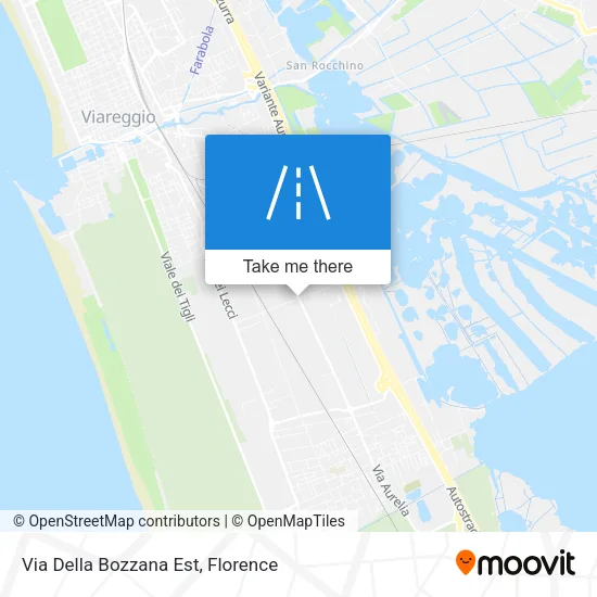 Via Della Bozzana Est map