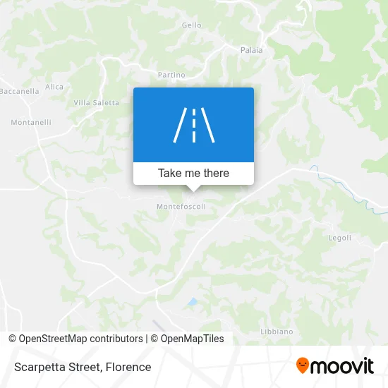 Scarpetta Street map