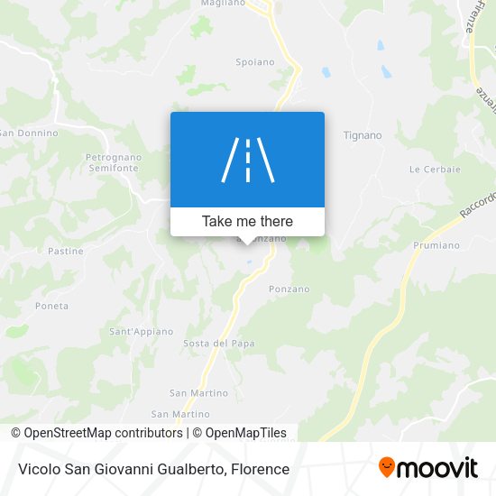 Vicolo San Giovanni Gualberto map