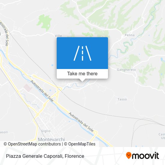 Piazza Generale Caporali map