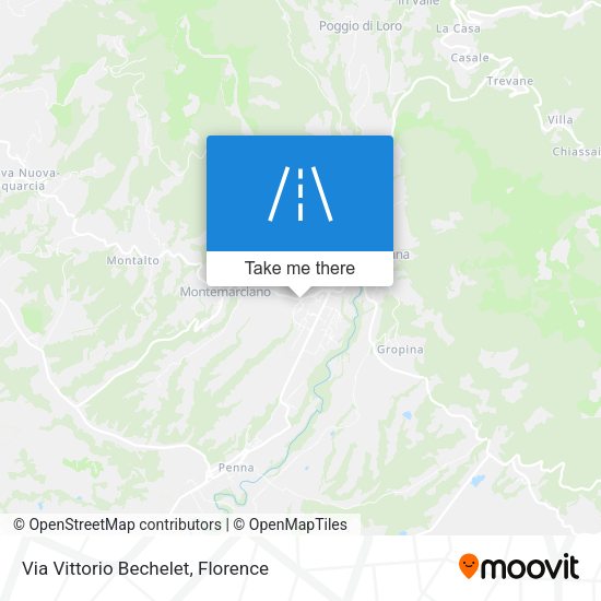 Via Vittorio Bechelet map