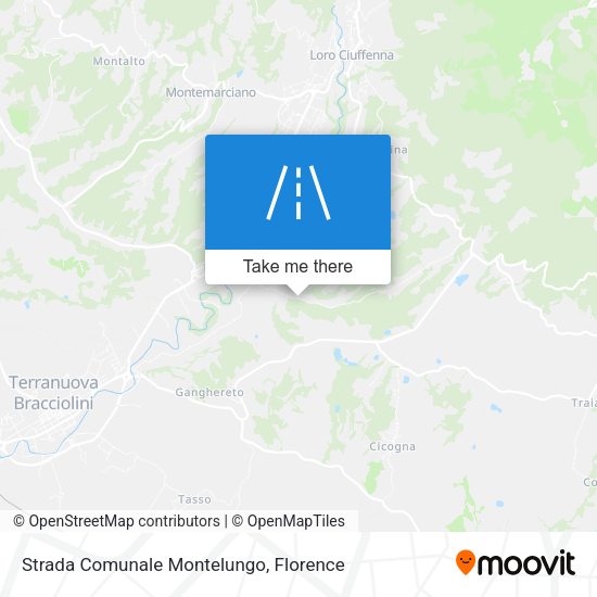 Strada Comunale Montelungo map