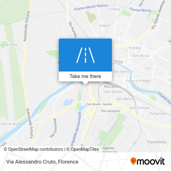 Via Alessandro Cruto map