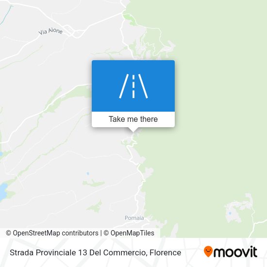 Strada Provinciale 13 Del Commercio map