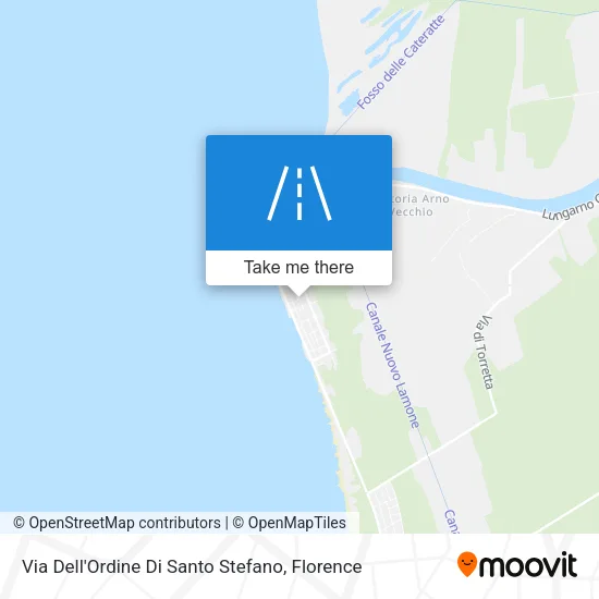 Via Dell'Ordine Di Santo Stefano map