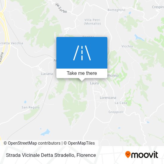 Strada Vicinale Detta Stradello map