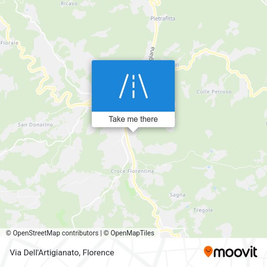 Via Dell'Artigianato map