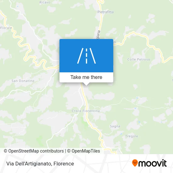 Via Dell'Artigianato map