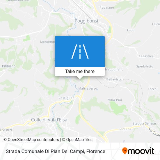 Strada Comunale Di Pian Dei Campi map