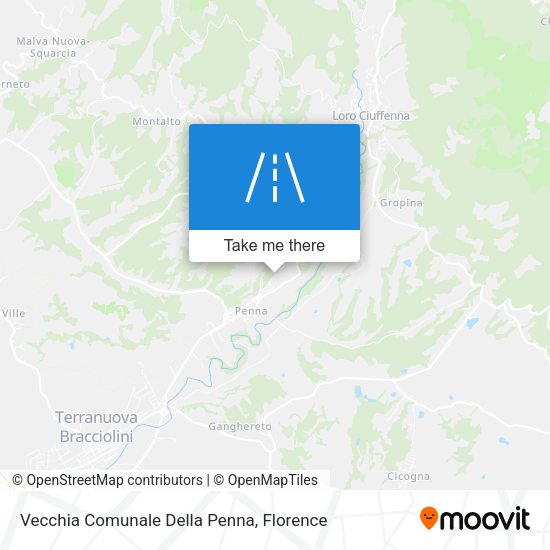 Vecchia Comunale Della Penna map