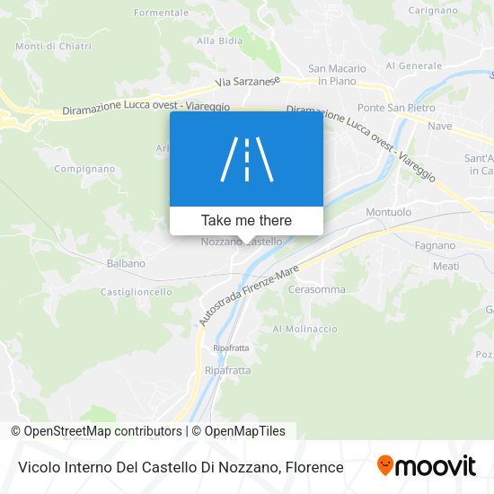Vicolo Interno Del Castello Di Nozzano map