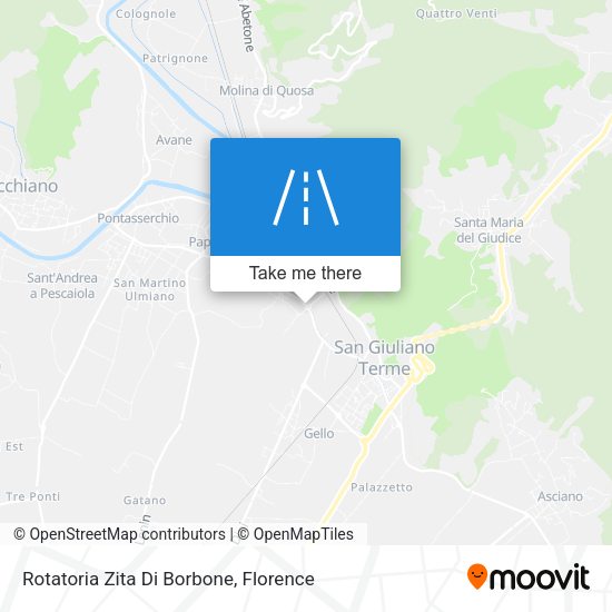 Rotatoria Zita Di Borbone map