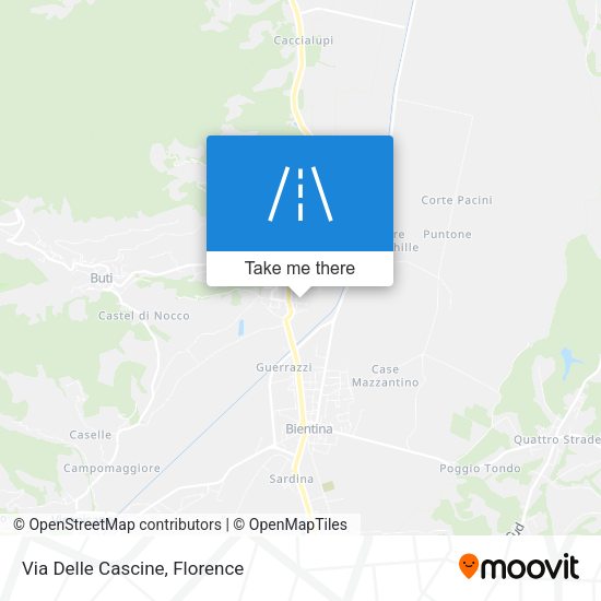 Via Delle Cascine map