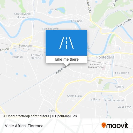 Viale Africa map