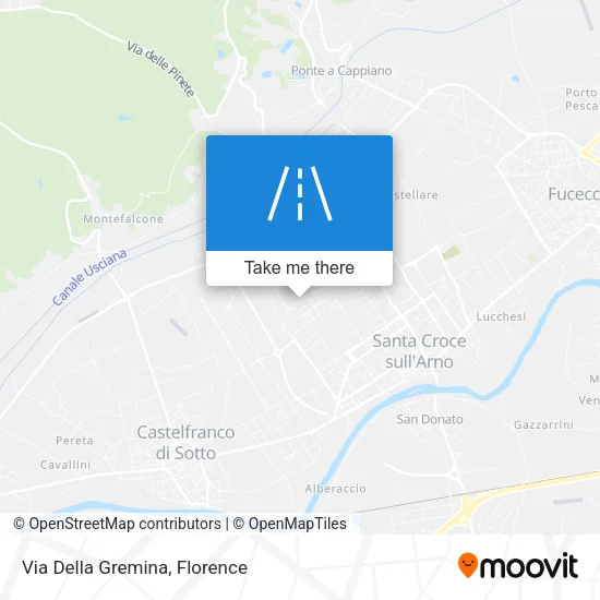 Via Della Gremina map