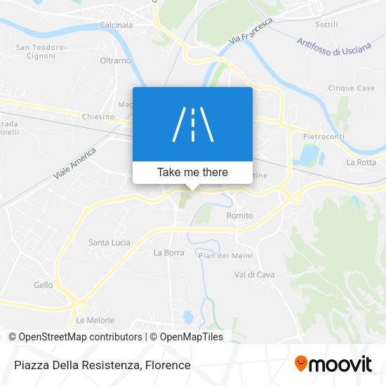 Piazza Della Resistenza map