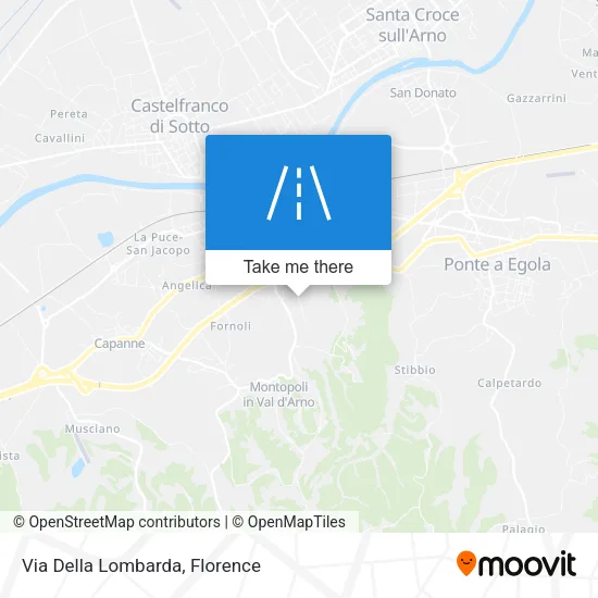 Via Della Lombarda map