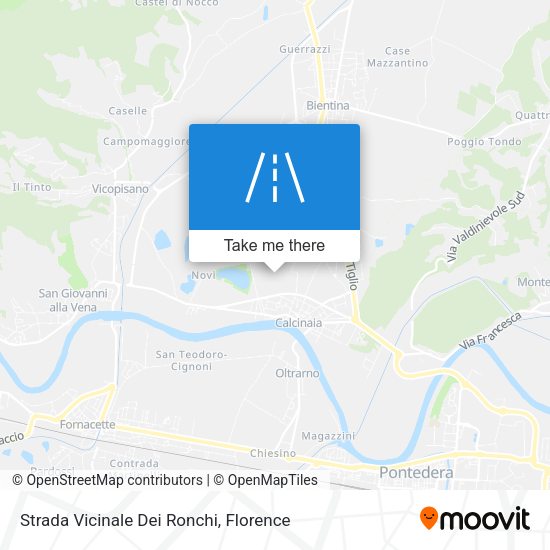 Strada Vicinale Dei Ronchi map
