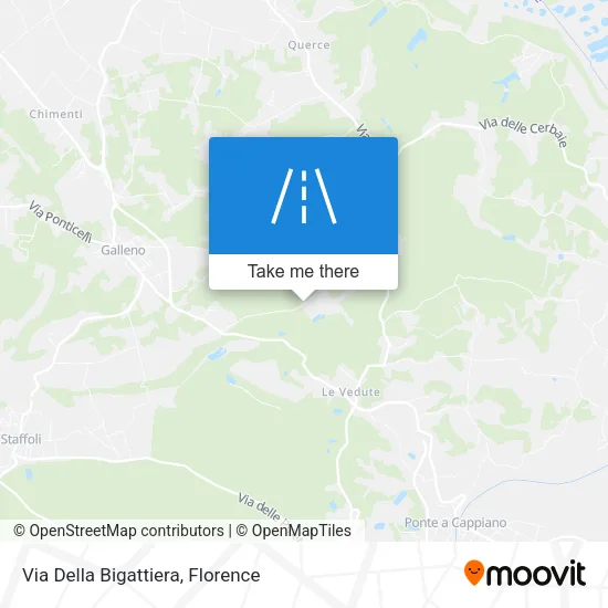 Via Della Bigattiera map