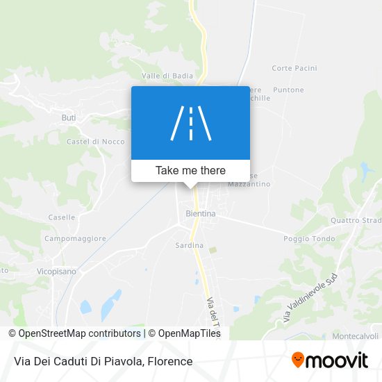 Via Dei Caduti Di Piavola map