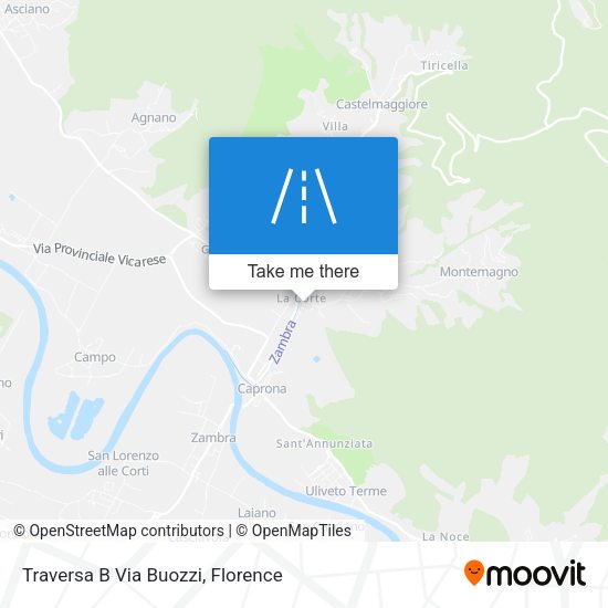 Traversa B Via Buozzi map