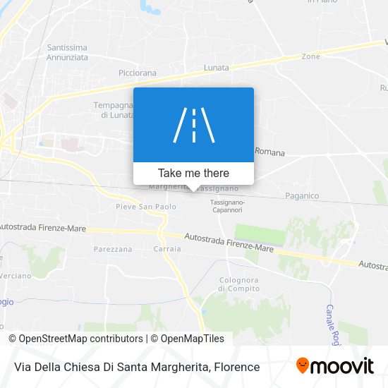 Via Della Chiesa Di Santa Margherita map
