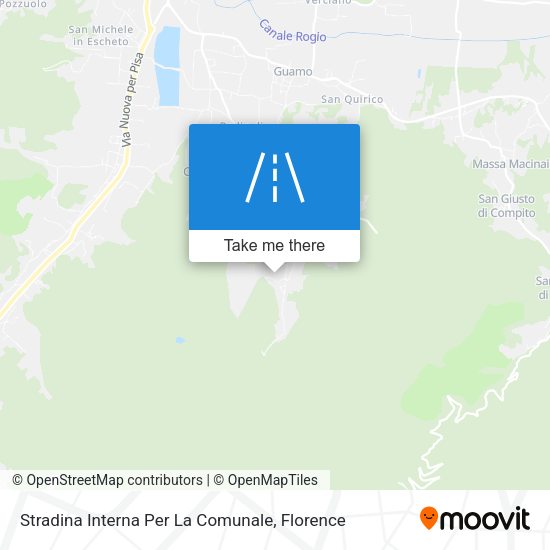 Stradina Interna Per La Comunale map
