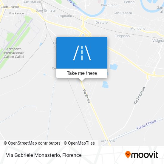 Via Gabriele Monasterio map