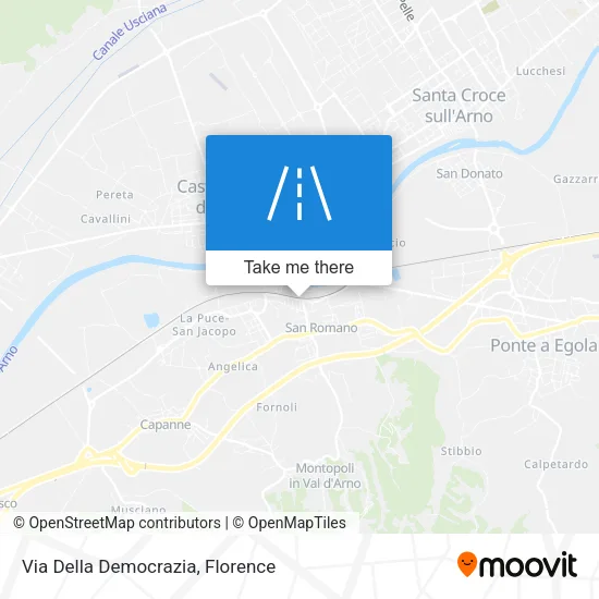 Via Della Democrazia map