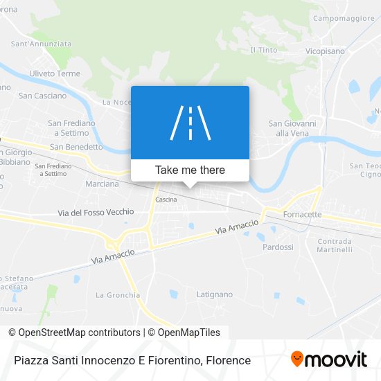 Piazza Santi Innocenzo E Fiorentino map