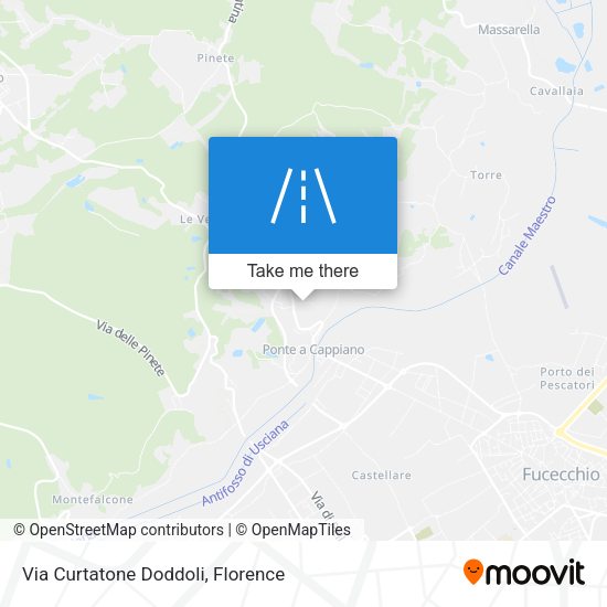 Via Curtatone Doddoli map