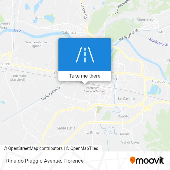 Rinaldo Piaggio Avenue map
