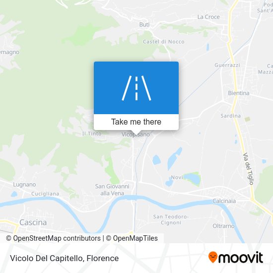 Vicolo Del Capitello map