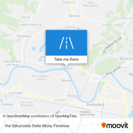 Via Sdrucciolo Delle Mura map