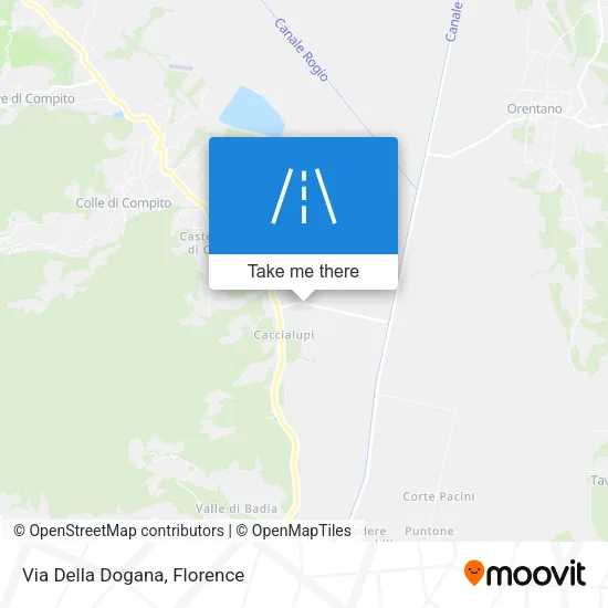 Via Della Dogana map