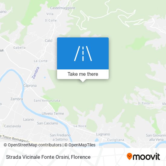Strada Vicinale Fonte Orsini map