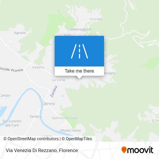 Via Venezia Di Rezzano map