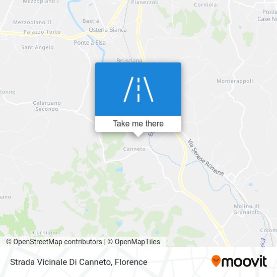 Strada Vicinale Di Canneto map