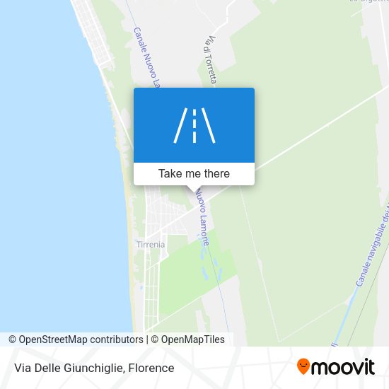 Via Delle Giunchiglie map