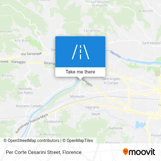 Per Corte Cesarini Street map