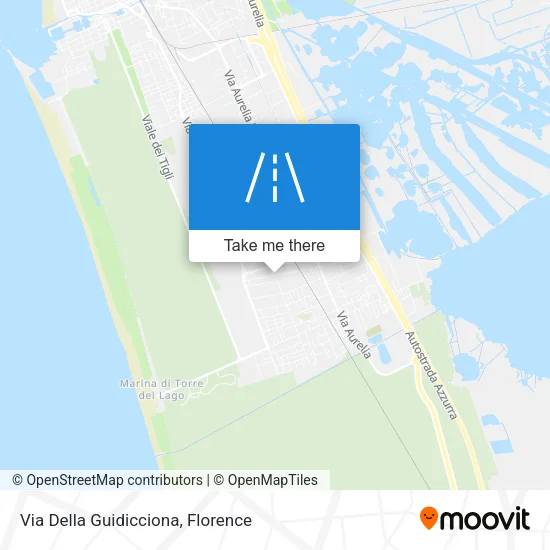 Via Della Guidicciona map