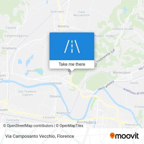 Via Camposanto Vecchio map