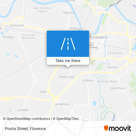 Posta Street map